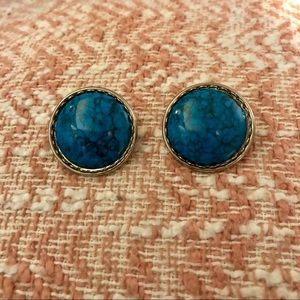 Vintage ‘Turquoise’ clip on Earrings